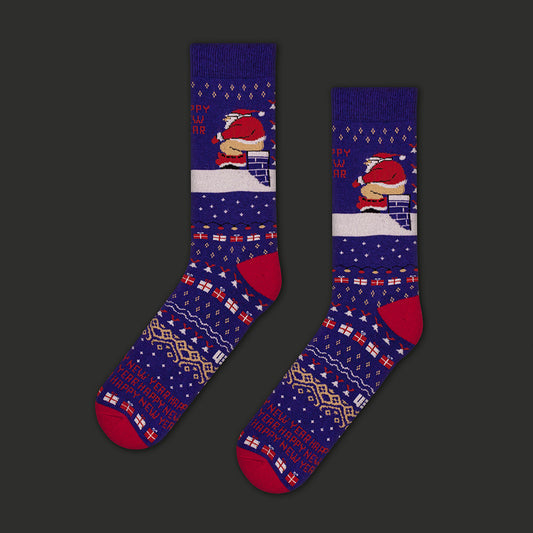Skarpetki HNY Santa Poops