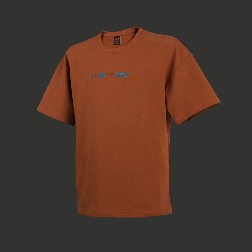 Koszulka oversize Irony-Master unisex – pełna ironii, bawełna premium