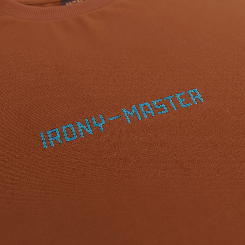Koszulka oversize Irony-Master unisex – pełna ironii, bawełna premium